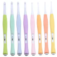 8Pcs TPR Diverse Size Crochet Hooks Set