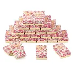 Flower Pattern Cardboard Jewelry Packaging Box