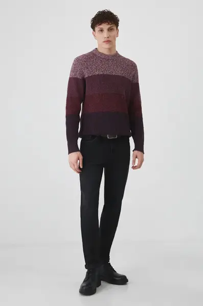 Džíny Medicine pánské, černá barva