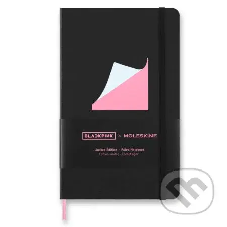 Moleskine – zápisník Blackpink (limitovaná edícia, stredný, linajkovaný, pevná väzba)