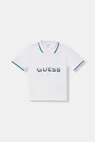 Dětská bavlněná polokošile Guess