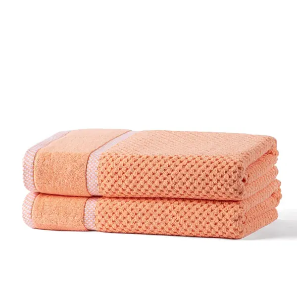 Sada 2 ks froté osušek MODENA meruňková 70 x 140 cm