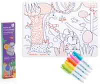 Silikonové prostírání s fixami Les Toupitis - Neznámý