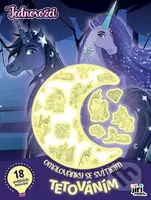 Omalovánky se svítícím tetováním Jednorožci - kniha z kategorie Omalovánky, vystřihovánky, papír