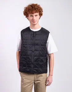 Taion Crew Neck Zip Down Vest BLACK M
