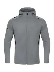 JAKO Športová bunda 'Challenge'  sivá / čierna