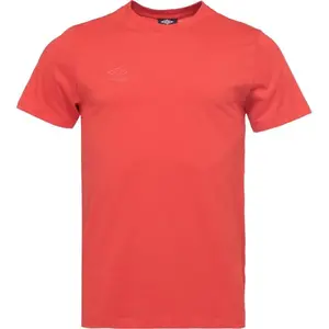 Umbro FW SMALL LOGO TEE Pánské triko, červená, velikost