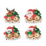 Vánoční brýle s třpytkami 17x14 cm