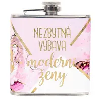 ALBI NEVYHNUTNÁ VÝBAVA MODERNEJ ŽENY Darčeková ploskačka, ružová, veľkosť 175 ML