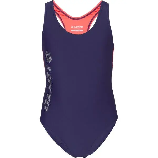 Lotto KARYNA Dívčí jednodílné plavky, tmavě modrá, velikost 164-170