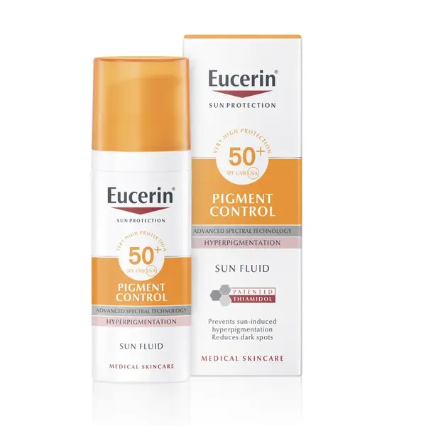 Eucerin SUN Emulzia na tvár s depigmentačným účinkom PIGMENT CONTROL SPF 50+