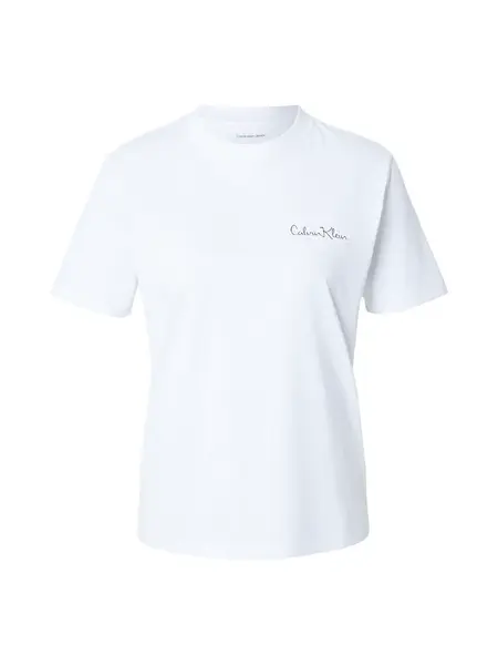 Calvin Klein Jeans Tričko 'Classic'  čierna / biela