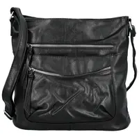 Dámská crossbody kabelka černá - Firenze Ganna