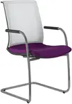 LD SEATING Konferenční židle LYRA NET 203-Z-N2, kostra šedá