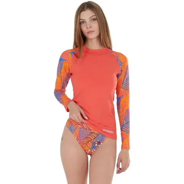 FUNDANGO JOYCE Dámske plavecké tričko, oranžová, veľkosť