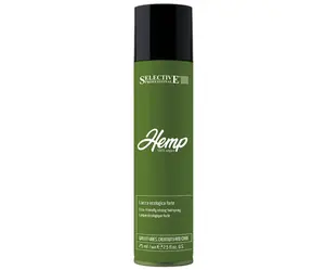 Ekologický lak na vlasy bez plynu se silnou fixací Selective Professional Hemp Eco-Friendly Strong Hairspray - 75 ml + dárek zdarma