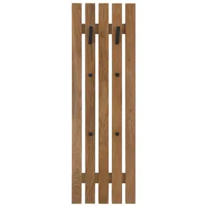 ŠATNÍ PANEL, přírodní barvy, černá, dub, 38/120/14 cm