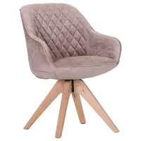 Landscape ŽIDLE S PODRUČKAMI, plochá tkanina, barvy dubu, světle hnědá