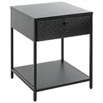 NOČNÍ STOLEK, černá, 40/53/40 cm
