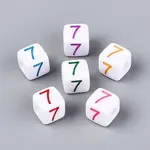 Opaque Acrylic European Large Hole Beads