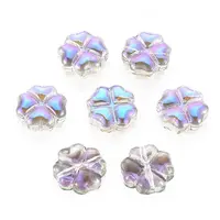 Electroplate Transparent Glass Beads