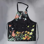 Flower Pattern Polyester Sleeveless Apron