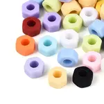 Rubberized Opaque Acrylic Beads