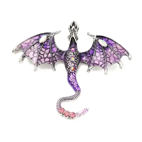 Alloy Rhinestone Big Pendants