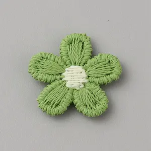 Two Tone Polyester Knitted Ornament Accessories