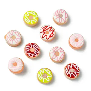 10Pcs Handmade Lampwork Enamel Beads Strands