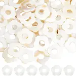 60Pcs Freshwater Shell Beads Frames Strands