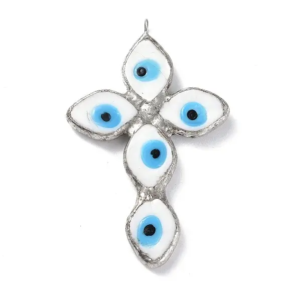 Handmade Evil Eye Lampwork Pendants