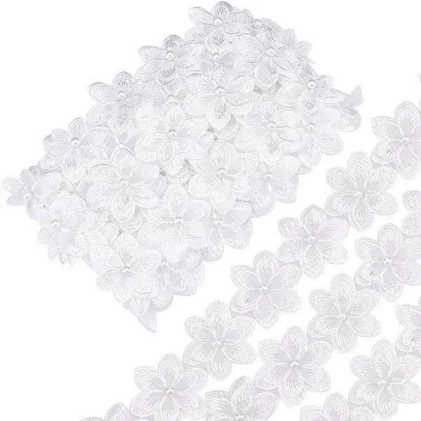 5 Yards Organza Lace Embroidery Costume Accessories