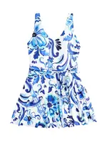 Next Plavkové šaty 'Kew'  modrá / vodová / biela