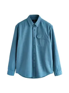 Next Košeľa  modrá denim