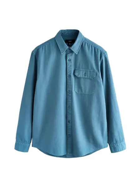 Next Košeľa  modrá denim