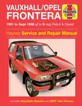 Vauxhall/Opel Frontera Petrol & Diesel (91 - Sept 98) - Haynes Publishing