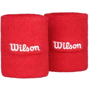 Wilson U TERRY LOGO WRISTBANDS Potítko, červená, veľkosť UNI