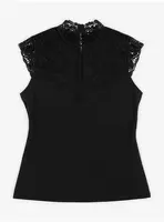 Tričká s krátkym rukávom pre ženy ORSAY - čierna