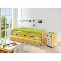 MID.YOU VÝSUVNÁ POSTEL, 90/200 cm barvy borovice