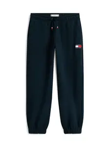 TOMMY HILFIGER Nohavice  tmavomodrá / červená / biela