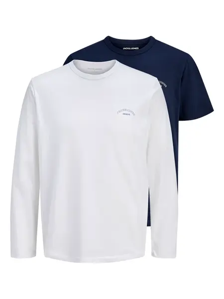 Jack & Jones Junior Tričko 'College'  modrá / biela