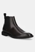 Kožené kotníkové boty HUGO Gryff