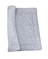 Bomimi HRACIE deka 120x120, bavlna, obojstranná LESNÉ ZVIERATKÁ, SIVÁ