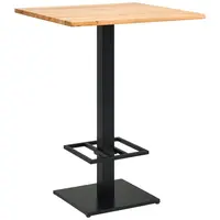 MID.YOU BAROVÝ STŮL, akácie, černá, barvy akácie, 80/105/80 cm