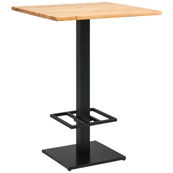 MID.YOU BAROVÝ STŮL, akácie, černá, barvy akácie, 80/105/80 cm