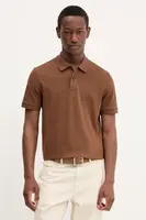 Bavlněné polo tričko BOSS Pallas černá barva, 50468362