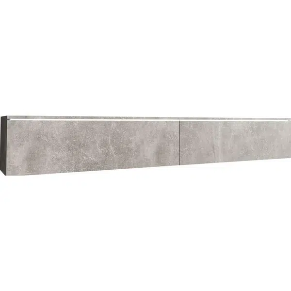 P & B NÍZKÁ KOMODA, šedá, 180/30/33 cm