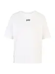 Gap Petite Oversize tričko  čierna / biela