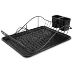 Odkvapkávač 49x32x12,5 cm čierna